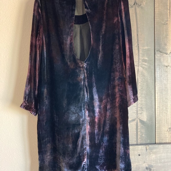 ***SOLD***Velvet Multicolor Gypsy 05 Shift Dress - Picture 2 of 3